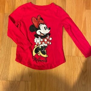 Disneys, Minnie, long sleeved shirt, size XS 4/5